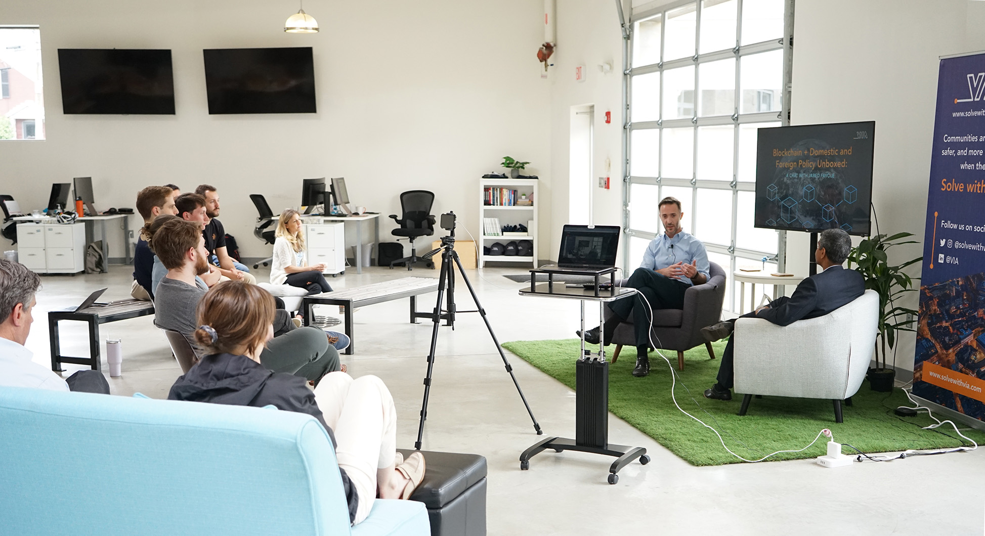 Former WSJ White House Correspondent and Senior Director at Circle, Jared Favole, interviewed during VIA live stream