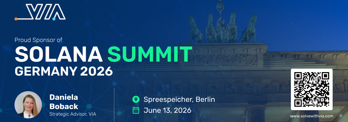VIA delivers keynote address at Solana Summit Germany 2026