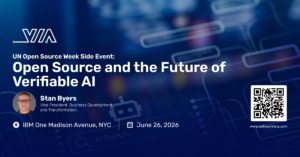 VIA to address cryptographic trust and verifiable AI at UN Open Source Week side event